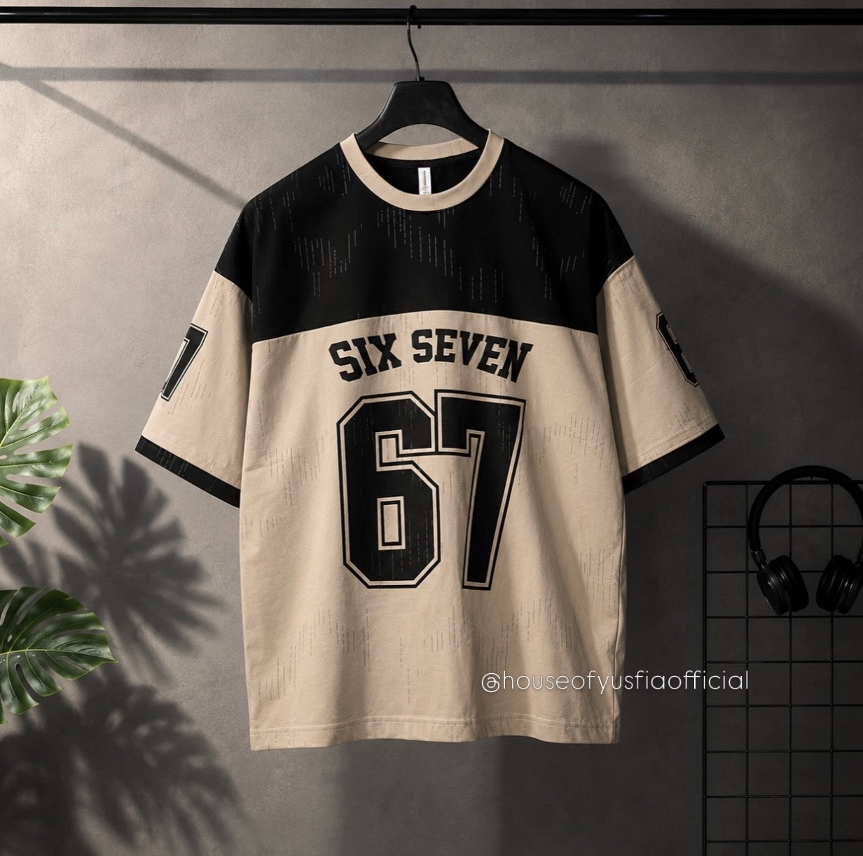 Six Seven 67 Oversized Jersey T-Shirt