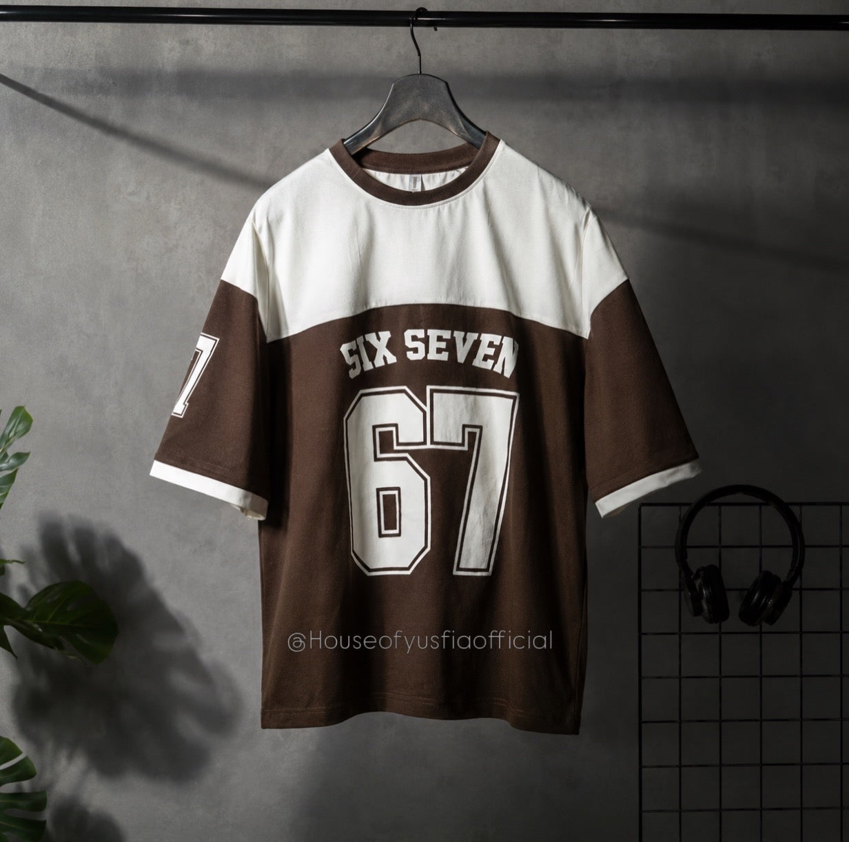 Six Seven 67 Oversized Jersey T-Shirt