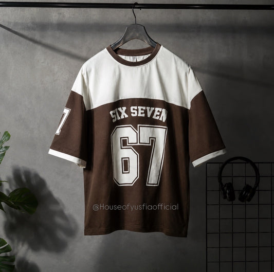 Six Seven 67 Oversized Jersey T-Shirt
