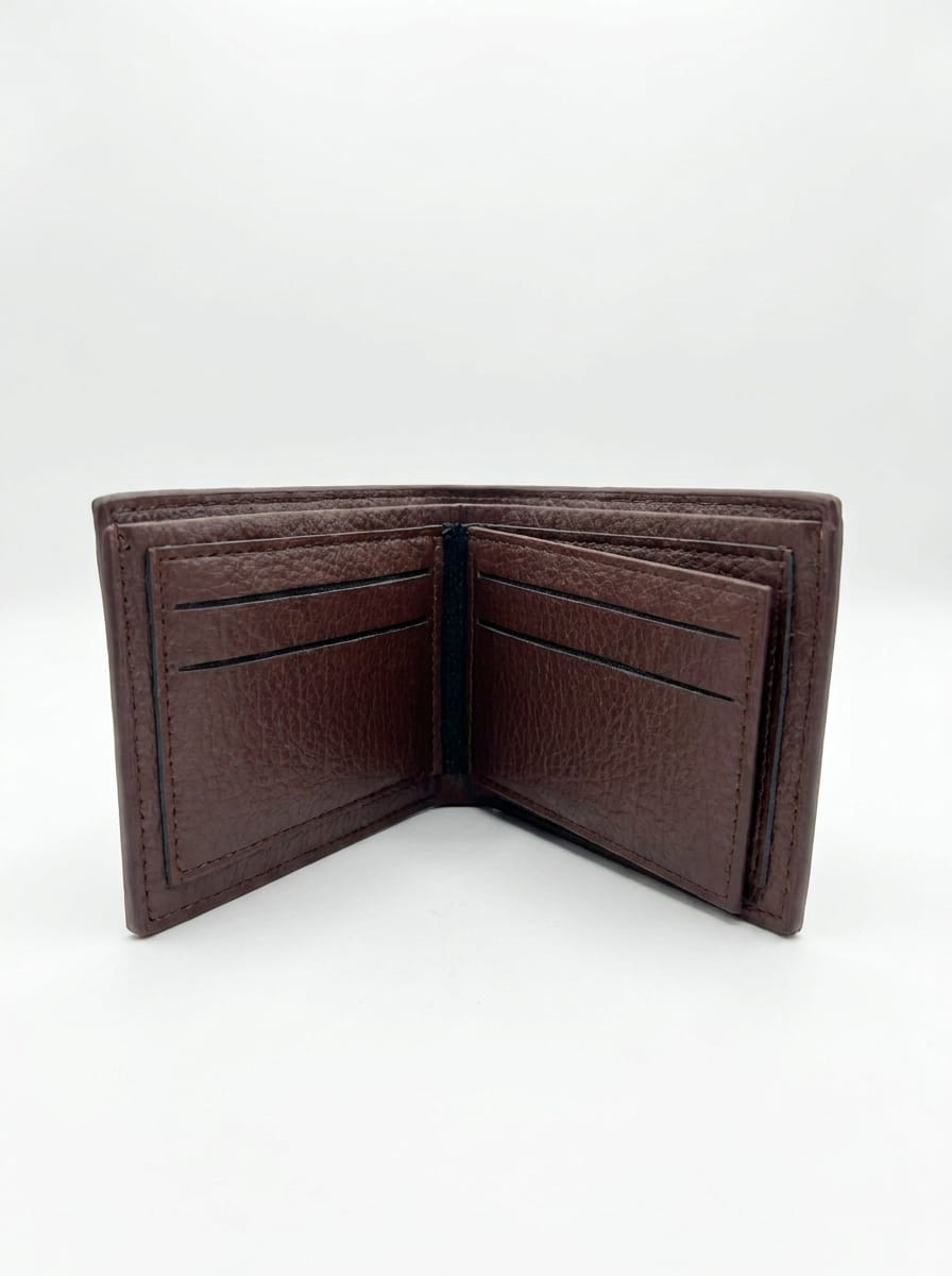 Men's Slim Leather Bifold Wallet